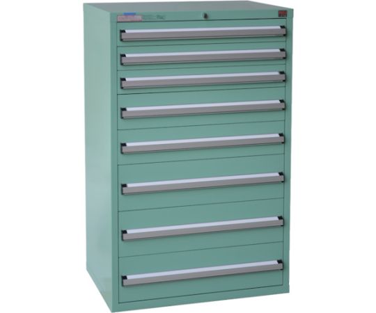 デラックス重量キャビネット 間口811×奥行557×高さ1281mm（若草色）