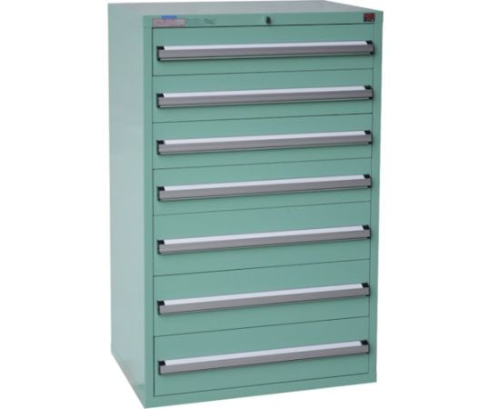 デラックス重量キャビネット 間口811×奥行557×高さ1281mm（若草色）
