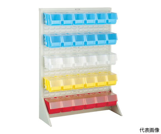 パネルコンテナラック　蓋付　緑