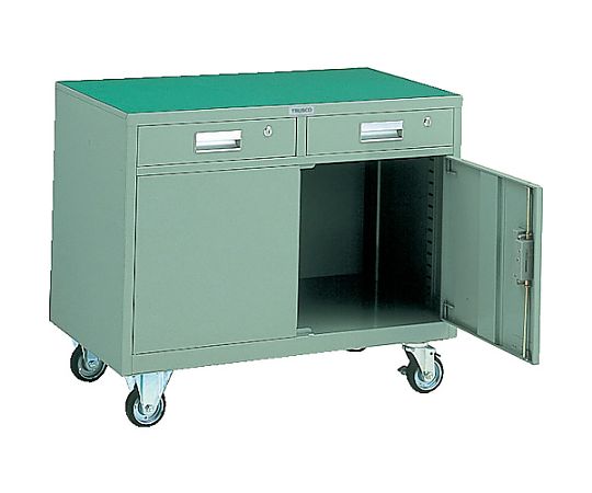 移動式保管庫　引出2個付　900X500XH750