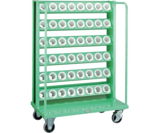ツーリングワゴン 片面移動式 BT-50 48個6段 ヤンググリーン色
