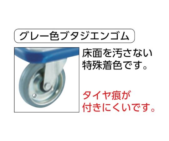 61-3120-76 プレス製台車 ドンキーカート 固定式915×615 302N 【AXEL