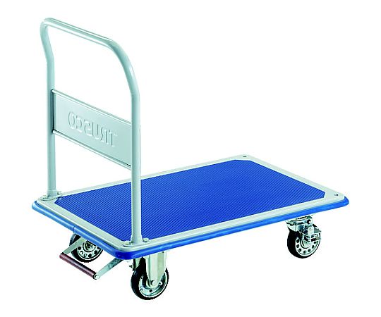 プレス製台車 ドンキーカート 固定式915×615 ピン式4輪ストッパー付