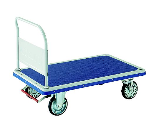 プレス製台車 ドンキーカート 固定式1225×775 ピン式4輪ストッパー付