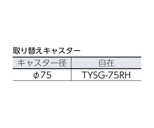 61-3127-39 合板平台車プティカルゴ 900X450 ゴム車 PC-4590G 【AXEL