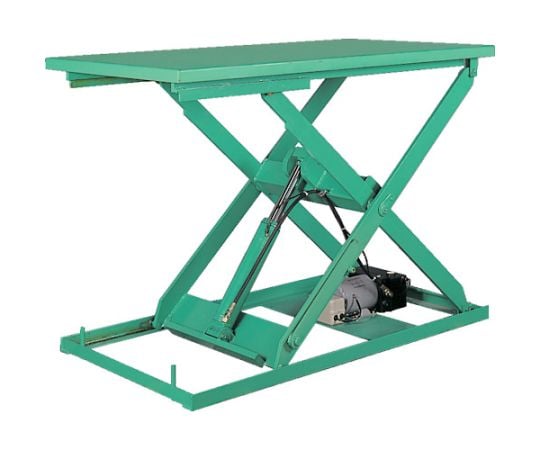 ﾃｰﾌﾞﾙﾘﾌﾄ ﾐﾆXｼﾘｰｽﾞ 均等荷重500kg ｽﾄﾛｰｸ800mm ﾃｰﾌﾞﾙ寸法1200×600mm 単相100V X-050612B-B