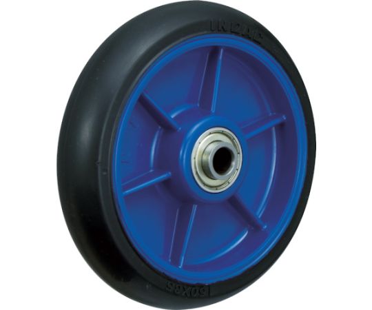 低始動抵抗キャスター　車輪のみ　Φ150　黒　シャフトΦ20