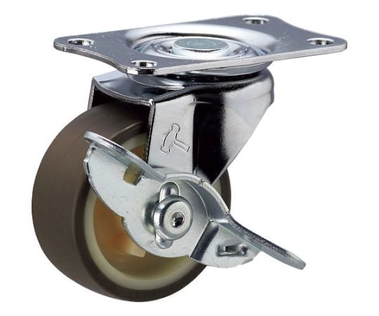 Eシリーズ自在ブレーキ付ウレタン車50mm