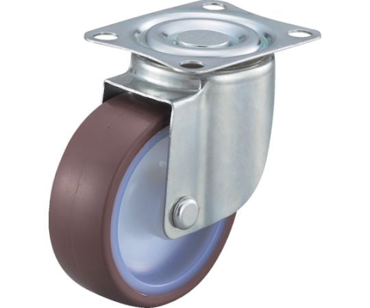 エアーキャスター（自在車） 75mm ウレタン車