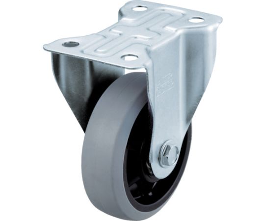 エアーキャスター（固定車） 125mm ウレタン車