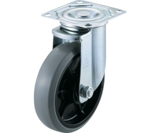 エアーキャスター（自在車） 125mm ウレタン車