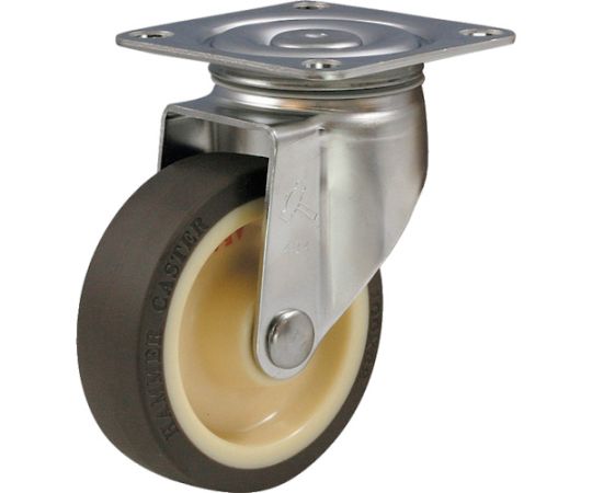 オールステンレス　S型自在　ウレタンB入り車100mm