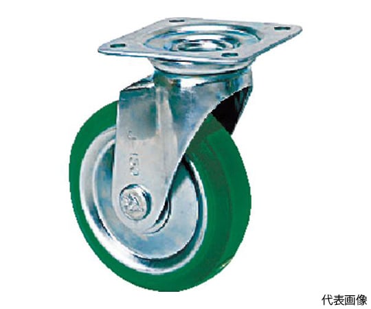 スタンダードプレスキャスター　ウレタン車輪　自在　300径