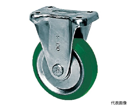 スタンダードプレスキャスター　ウレタン車輪　固定　200径