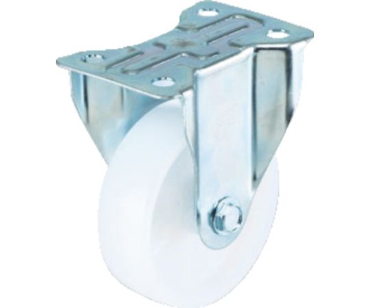 エアーキャスター（固定車） 100mm ナイロン車