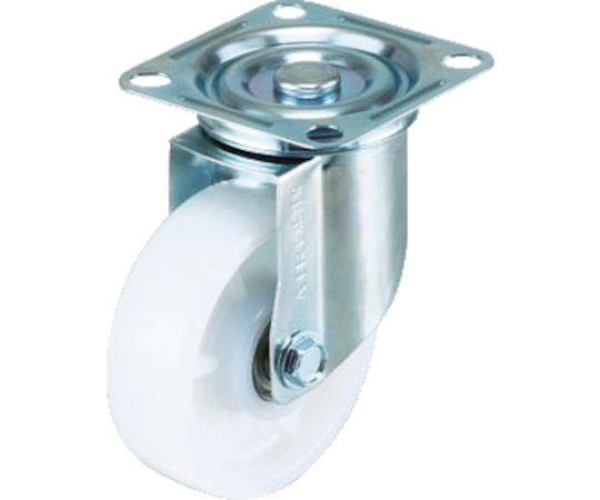 エアーキャスター（自在車） 100mm ナイロン（ベアリング入）車