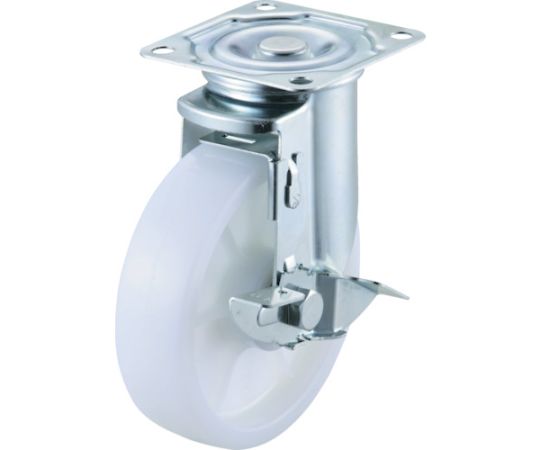 エアーキャスター（自在車ストッパー付） 150mm ナイロン車