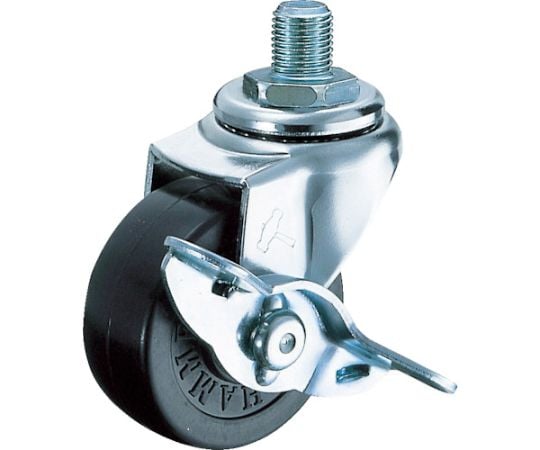 A型ねじ式　自在SP付　ゴム車50mm　M12XP1.25
