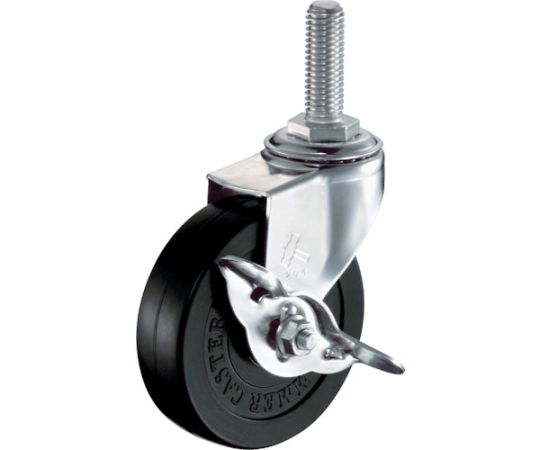 EAシリーズオールステンレス自在SP付ゴム車75mm