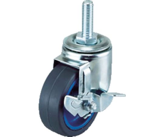 エアーキャスターねじ込みタイプ（自在車S付）75mm ナイロンホイールゴ