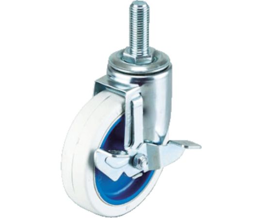 エアーキャスターねじ込みタイプ（自在車S付）ナイロンホイールゴム