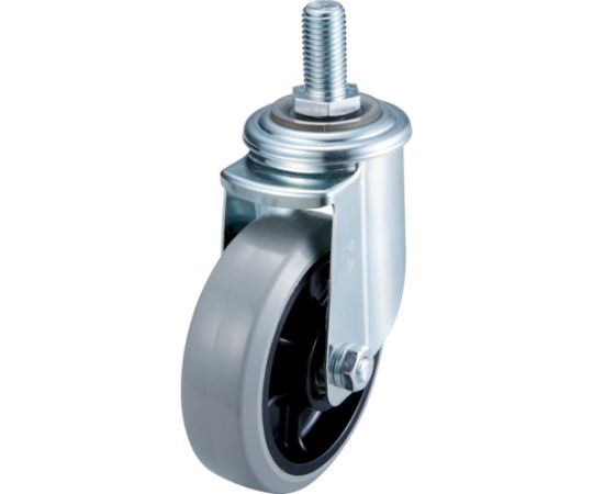 エアーキャスターねじ込みタイプ（自在車） 荷重160 車輪径125幅38