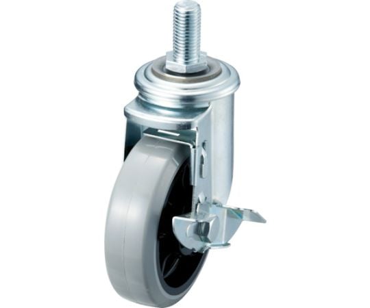 エアーキャスターねじ込みタイプ（自在車S付）荷重160車輪径150幅38