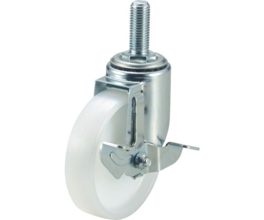 エアーキャスターねじ込みタイプ（自在車S付）荷重70 車輪径75 幅25