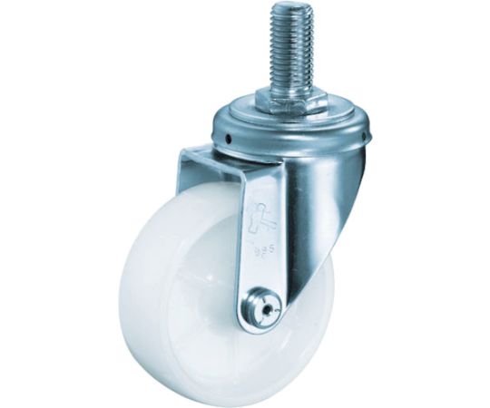 Sシリーズねじ込み自在ナイロン車100mm