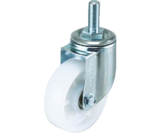 エアーキャスターねじ込みタイプ（自在）100mm ナイロン（B入）車