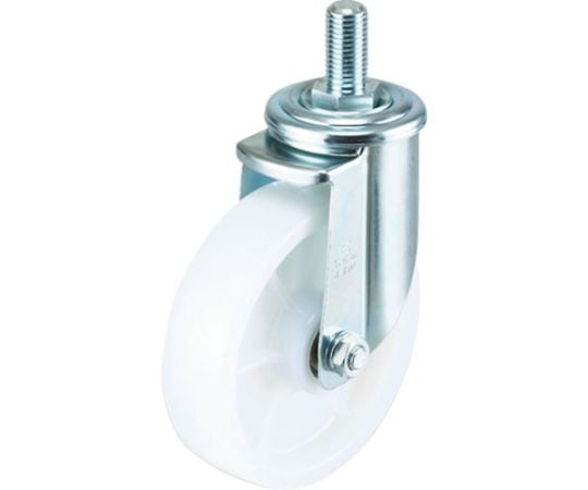 エアーキャスターねじ込みタイプ（自在）150mm ナイロン（B入）車