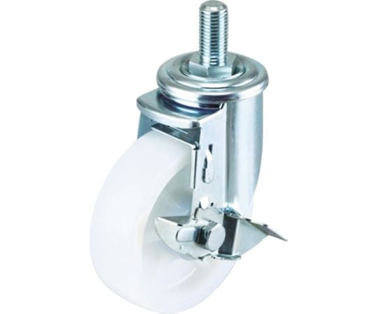 エアーキャスターねじ込みタイプ（自在S付）125mm ナイロン（B入）車