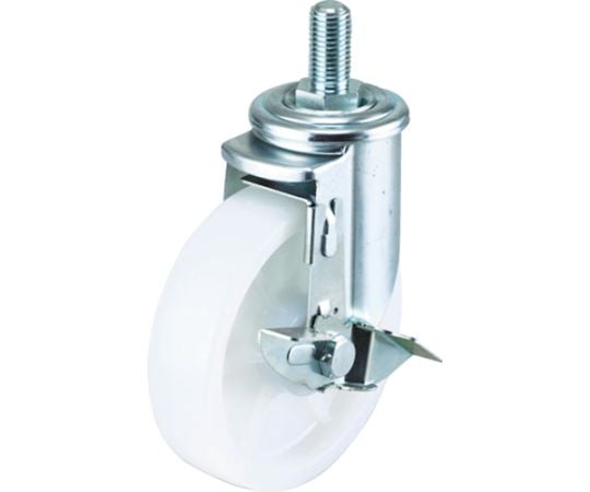 エアーキャスターねじ込みタイプ（自在S付）150mm ナイロン（B入）車