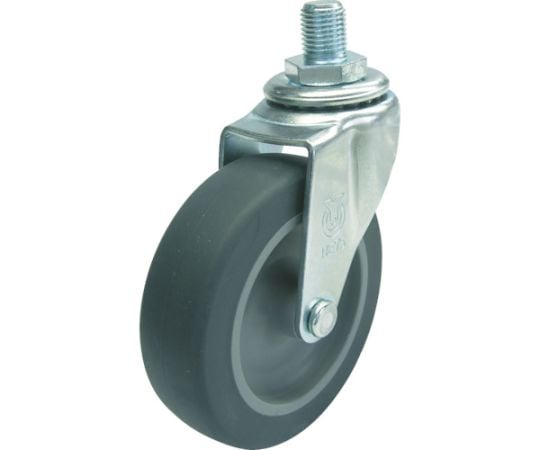 ねじ込み式 自在 キャスター エラストマー 車輪径50mm Lタイプ LT型 ネジ寸法UNF1/2×14山数20