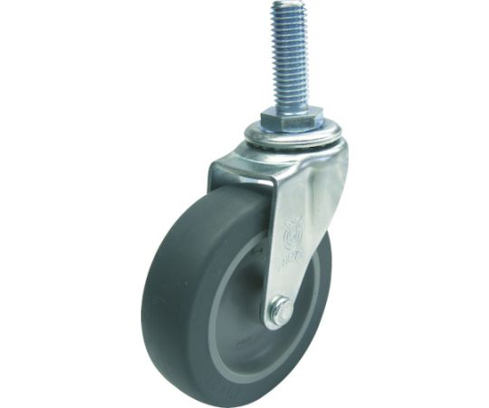 ねじ込み式 自在 キャスター エラストマー 車輪径50mm Lタイプ LT型 ネジ寸法M12×35ピッチ1.75