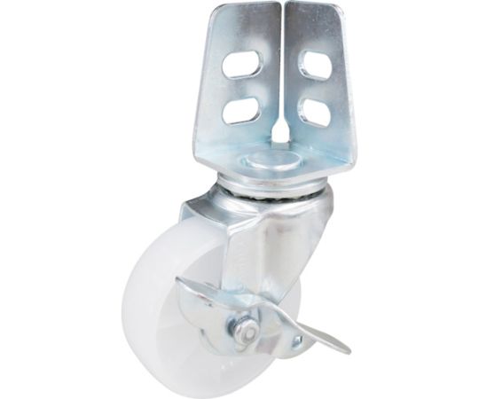 アングル式ナイロンキャスター　自在S付き　Φ75