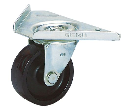 コーナーキャスター　ナイロン車輪　65径　ユニクロメッキ