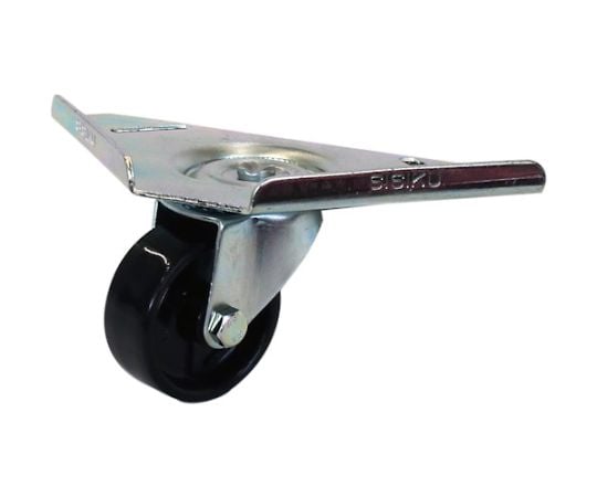 コーナーキャスター　ナイロン車輪　75径　ユニクロメッキ