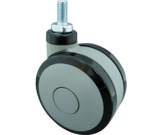 ねじ込み双輪キャスター　100径　自在ボルト　M12x1.75