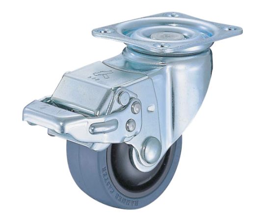 静かシリーズ　S型　自在SP付　ゴム車B入り75mm