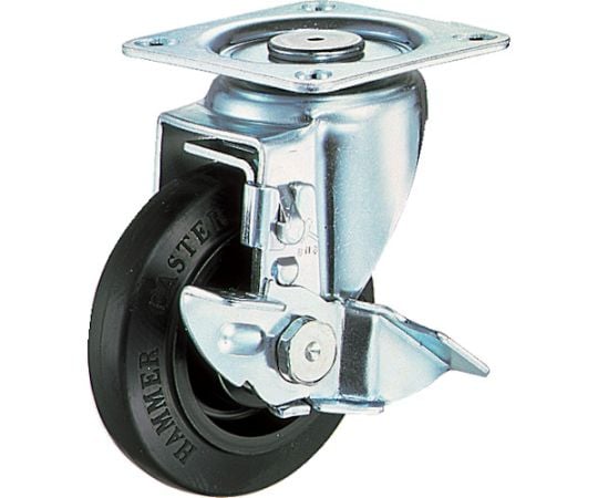 静シリーズ　S型自在　SP付　ゴム車B入り100mm