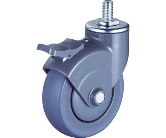 740　静シリーズ　ねじ込み　M12　ブレーキ　ゴムB車　100mm