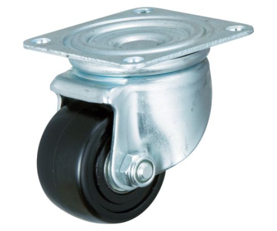 高荷重用キャスター　ナイロン車輪　旋回金具付　Φ65