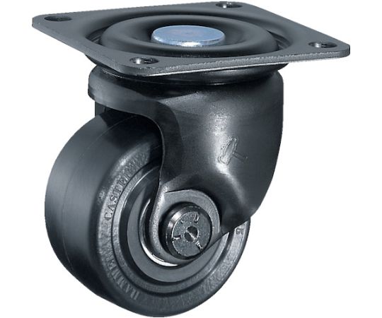 低床式　超重荷重用　自在　ナイロン車B入り75mm