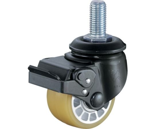 低床式重荷重用ねじ式SP付ウレタン車B入り75mmm20XP2.5