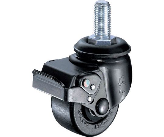 低床式重荷重用ねじ式SP付ナイロン車B入り75mmm20XP2.5