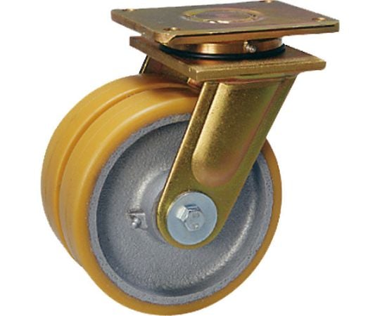 超重荷重用双輪キャスター　自在　200径
