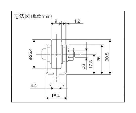 61-3175-95 ホイールコンベヤ 削出しΦ25.4X9 P30XL1500 V2509S-30-1500