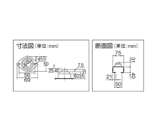 ＴＲＵＳＣＯ ボールコンベヤ Ｐ７５ＸＬ７５０ Ｕ－８ＰＸ１０ 樹脂 1