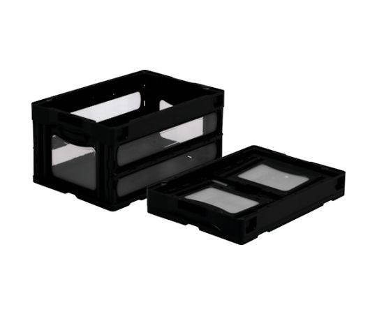 折りたたみコンテナー 559040 マドコンO-40Bブラック